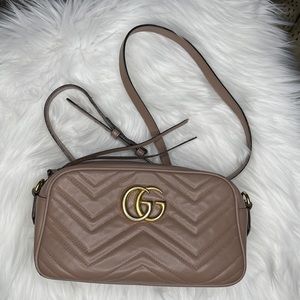Gucci GG Marmont Small Matelasse Shoulder Bag